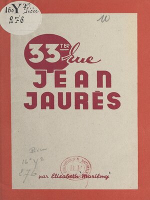 cover image of 33 ter, rue Jean-Jaurès